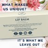 Unflavored Hydrating Lip Balm Can Benefit Dry Cracked Lips, Organic Beeswax, Vit E & Coconut Oil, Lipbalm for Women, Men, Kids Lipbalm, Paraben Free