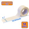 NBLEISHI Hypoallergenic Soft Paper Medical Tape Rolls, 1”X10.94Yards, Self Adhesive Surgical Tape, Breathable and Medical Grade, Perfect for Sensitive Skin Wound Care, 12Rolls Individually Pack