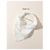 SHENHE Women's Head Scarf Elastic Eyelet Embroidered Headband Hair Bandana Head Kerchief White One-Size