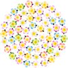 100 PCS Plumeria Hair Clip Hawaiian Foam Flower Hair Clips for Women Girls Luau Beach Hawaii Tropical Bridal Wedding Party Decorations Hair Accessories Vacation Supplies (2 Inch)