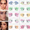 Colorful Eye Shadow Tattoo Sticker 20pcs, Makeup Transfer Stickers Eyeliner Temporary Tattoo Stickers, Temporary Face Tattoos Eyeshadow Sticker Simulation Tattoo
