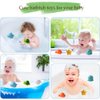 No Hole Animal Bathtub Toys Baby Bath Tub Toys for Toddlers Boys Girls , Mold Free Bath Toys Tub Beach Pool Shower Float Rubber Toys