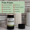 All Natural Deodorant for Men Aluminum Free | Hypoallergenic Men's Deodrant, Magnesium Deodorant for Sensitive Skin | Absorbs Sweat | Won’t stain clothes | By MONA Brands (Apricot Eucalyptus 2.65 Oz)