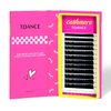 TDANCE Cashmere Lash Extensions Super Soft Classic Lash Extensions 0.03mm Thickness CC Curl Single Length 12mm Individual Volume Lash Extensions for Professional Salon Use(0.03-CC,12mm)