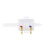 Eastman 60260 Center Drain Washing Machine Outlet Box, 1/2 inch, White, 1/2 in. Expansion PEX Connection