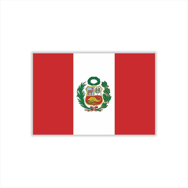Womaha 30 Temporary Peru Flag Tattoos Fans Face Tattoo Stickers for Adults Kids Group Activity Props