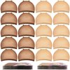 4pcs Real HD Wig Cap For Women Wig Bald Cap Ultra-Thin Invisible Transparent Breathable Caps Wig Caps For Women Lace Front Skin Color Elastic Stockings Lace Wig Accessories Caps (2 bags/4 wig caps)