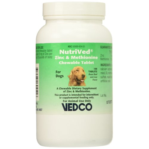 NutriVed Zinpro for Dogs (100 CHEWABLE Tablets)