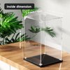 Clear Acrylic Display Case Self Assemble Display Case for Collectibles Acrylic Display Box Alternative Glass Case for Action Figures Doll Toys (6x6x10 inch, 15x15x25 cm)
