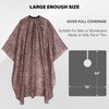 Waterproof Barber Cape for Women Professional Hair Cutting Cape 64" x 56" Leopard Hair Cape for Haircut Cape with Adjustable Neckline Salon Cape for Hair Cutting Tools for Hair Stylist and Home Use