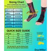Doc Miller Ankle Brace for Women & Men - Achilles Tendonitis Brace Ankle Support, Arch Support, Plantar Fasciitis Relief - Nylon Ankle Braces for Men Sprain, Foot, Heel Pain Relief - 1 Pair