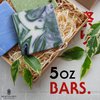 MATSURI祭り Matsuri Soap Bar | 5 oz | 3 Pack | Cold Process & Natural Ingredients | Moisturizing & Exfoliating | No Harmful Additives | (Kohaku Charcoal/Salty Matcha/Asahi Lavender)