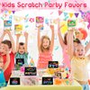 Scratch Art Party Favors for Kids: 16 Pack Rainbow Scratch Notebook Kids Art Supplies for Girls Boys Kids Birthday Party Favors Valentines Gifts Classroom Prizes Goodie Bag Stuffers