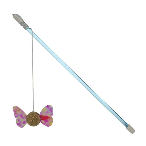 OurPets Corknip All-Natural Compressed Catnip, Winged Cat Toy Wand