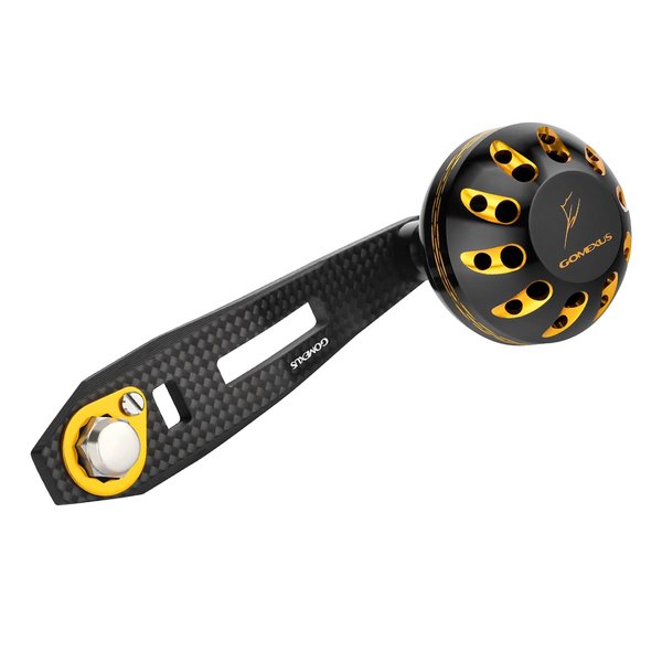 GOMEXUS Power Handle 8x5mm Compatible for Shimano Tranx Curado Daiwa Lexa Quantum Accurist Baitcasting and Conventional Reel Handle Replacements 75mm