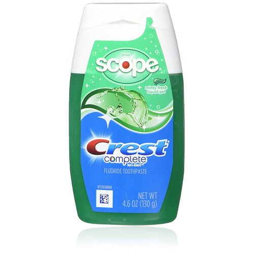 Crest Complete Whitening Plus Scope Tartar Control Toothpaste, Minty Fresh Liquid Gel, 4.6 Oz (130g) - 3