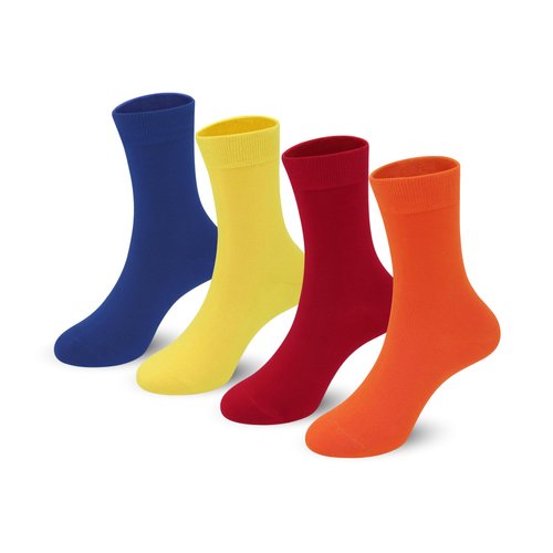 4-Pack Combed Cotton Kids Casual Socks Cool Crew Fashion Neon & Solid Colors Dress Socks Elastic Fit for Girls Boys (US, Age, 7 Years, 11 Years, Multicolor3)