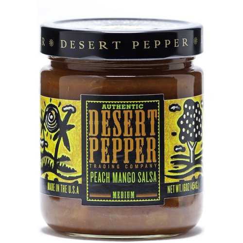 Desert Pepper Peach Mango Salsa, Medium, 16-Ounce