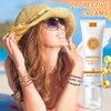 Face Sunscreen Cream SPF 50+ PA+++,Moisturizing Sunscreen for Face,Long Lasting Refreshing Tinted Face Moisturizer Sunblock for Women Men,Non-greasy Travel Size Facial Sunscreen Lotion