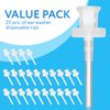 IMPRESA 25-Pack of Ear Washer Disposable Tips/Replacement Ear Wash Tubes - FSA/HSA Eligible - Compatible with Doctor Easy (TM) Elephant and Rhino Ear Washers/Ear Wash/Wax-Rx „¢Systems