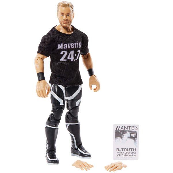 WWE Drake Maverick Elite Series #78 Deluxe Action Figure with Realistic Facial Detailing, Iconic Ring Gear & Accessories