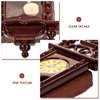 STOBOK Dollhouse Miniature Wall Clock Mini Clock Model for Photography Props Dollhouse Furniture Accessories