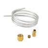 Meter Star 1/4" Aluminum Tubing Kit with Compression Olive Fittings M10x1 Female and Male Length 39.5 Inch for Gas Water Heater,Furnace Heater and Valve Pilot Burner Tube Pipe Assembly Parts