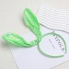 Doneace Easter Bunny Ears Headbands for Women, Glitter Rabbit Ears Knotted Hair Band Cute Bunny Headband Easter Party Decoration Easter Birthday Party Favors Costume Cosplay Gift 1Pcs(Green)