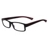 SAV Eyewear Men's Sportex Ar4160 Burgundy Rectangular Reading Glasses, 29 mm + 2.75