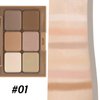 Boobeen 6 Colors Nude Eyeshadow Palette, Matte Shimmer Eyeshadow Makeup Palette for Neutral Smokey Bronze Eye Makeup