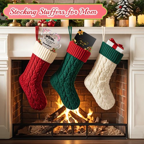 Winzwon Gifts for Mom Christmas Stocking Stuffers from Daughter and Son Acrylic Pieces 3.86×4.57 in Unique Mother Birthday Gifts Thanksgiving Gift
