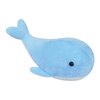 Doindute Blue Plush Whale Stuffed Animal Toy, Soft Cuddly Plushie Hugger Toy for Boys & Girls, Birthday Gifts for Kids or Girlfriend, 10"