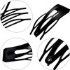 32 Pieces Hair Clips Set - 3 Prong Double Grip Metal Barrettes, Hair Comb Accessories for Women, Girls Hair Accessories (Black)