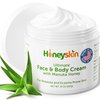 Hydrating Face Moisturizer & Body Cream with Manuka Honey Cream & Coconut Body Oil - Organic Face Moisturizer and Body Lotion for Extremely Dry Skin - For Dry Itchy Skin & Rosacea Treatment (8oz)