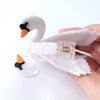 Cute Swan Hair Clip,Acetate Claw Clips,Hair Clips for Women,White