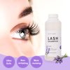 Arison Eyelash Eyelash Extension Shampoo 600ml / Eyelid Foaming Cleanser/Wash for Extensions and Natural Lashes/Paraben & Sulfate Free Safe Makeup & / Professional & Self Use (Lavender)