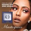 Vluxe by iEnvy Lashes with Rhinestones Masterpiece Mink Lashes, Diamond False Eyelashes (Crystal Muse)