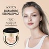 AGE20'S Signature Essence Pact SPF 50+ | Pack of 1 | 13C PORCELAIN | Cream Foundation, Dewy Finish, Natural Coverage | Korean Cushion Foundation