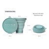 Pure Ella Menstrual Cup Sterilizer - Microwave Safe, Collapsible and BPA Free Silicone Period Cup Cleaner - Ecofriendly Feminine Hygiene