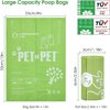 Pet N Pet Poop Bags For Dogs, 240 Counts Compostable Dog Poop Bags Rolls, Dog Bags For Poop, Thick Dog Poop Bag Rolls, Doggy Poop Bags, 100% Leak-proof Easy to Use Pet Poop Bags