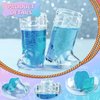 Vesici 20 Pcs Mini Neon Cowgirl Hat Western Cowboy Cowgirl Hat Boot Shot Glass Disco Party Supplies