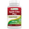 Best Naturals Apple Cider Vinegar Plus 500 Mg Capsules, 120 Count