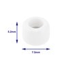 ECSiNG 8Pcs Polyurethane CNC Fingerboard Bearing Wheels Professional Mini Skateboard Ball Bearing Wheels for Wooden Fingerboard White 7.5x5.2mm