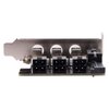 chenyang 3 SATA HDD SSD Hard Drive Power Switch Selector Module Control System with 80mm Low Profile Bracket