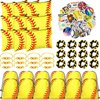 Tudomro 148 Pcs Softball Volleyball Gifts for Girls 12 Set Softball Volleyball Party Favors Include Drawstring Backpack, Cosmetic Bag, Scrunchies Hair, Bracelets, Stickers for Birthday(Softball)