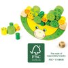 Small Foot Wooden Toys Stacking Frog Balancing Game with dice Move it! Designed for Children Ages 3+