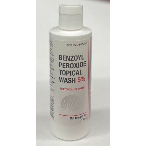 BurelPharma Benzoyl Peroxide Topical Face Wash 5% Acne Medication 5oz, 1 Count (Pack of 1)