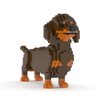 JEKCA Dachshund 02S-M02 | Plastic Building Blocks | Age 14+