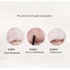 Blackhead nose patch combination patch (10 pieces), 3-step pore melting and soothing patch, blackhead removal tool.