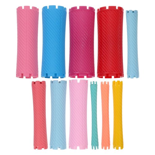 DOITOOL Heated Hair Curlers and Rollers - 100pcs Curly Styling Tools for No Heat Curls, Reusable Hair Perm Supplies